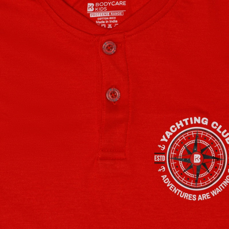 Bodycare Boys Round Neck Full Sleeves Solid Tshirt