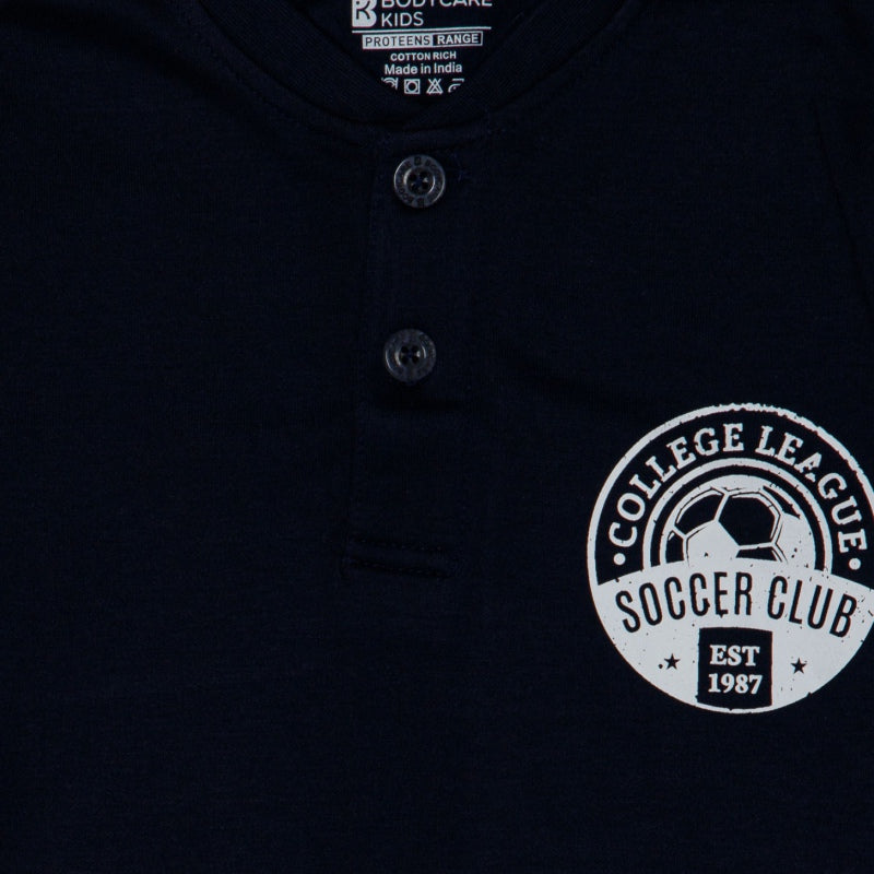 Bodycare Boys Round Neck Full Sleeves Solid Tshirt