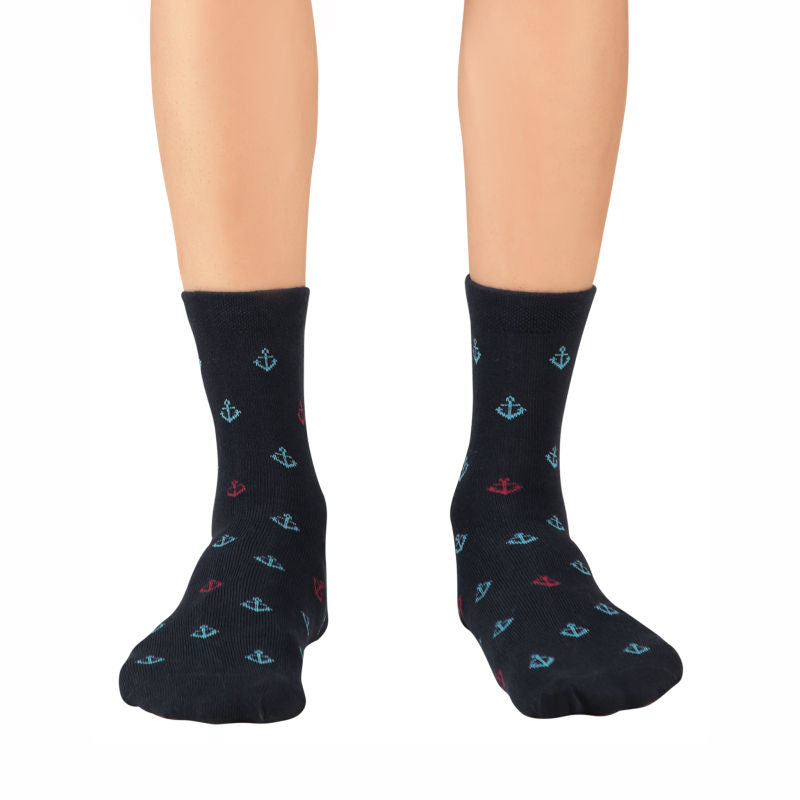 Bodycare Mens Solid Mid Calf Length Socks Pack Of 3