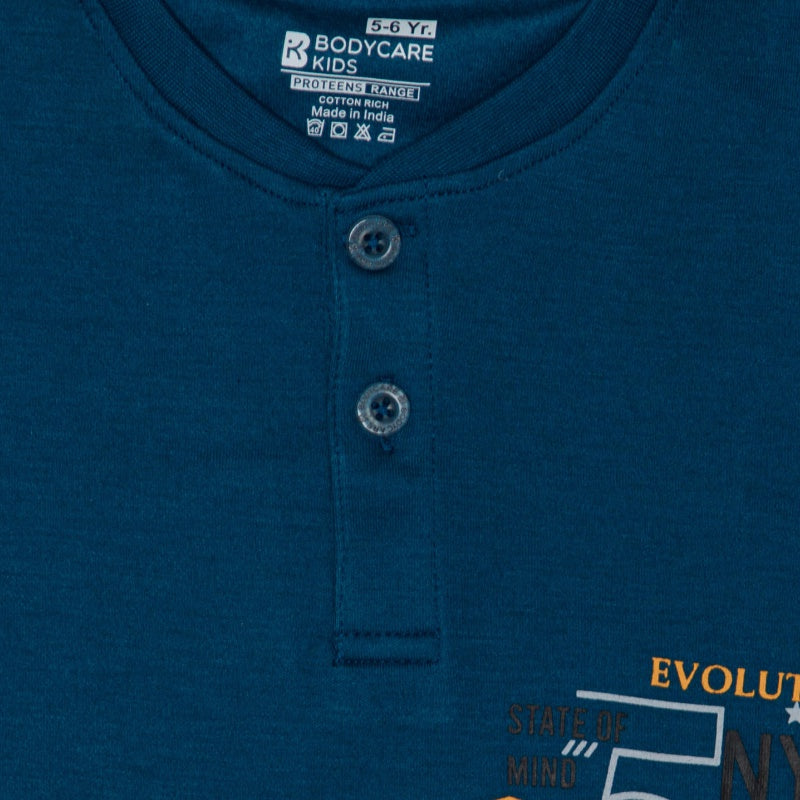 Bodycare Boys Round Neck Full Sleeves Solid Tshirt