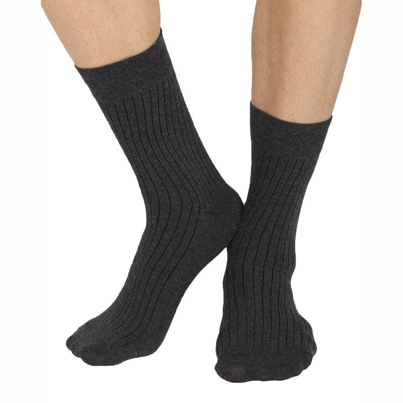 Bodycare Mens Solid Mid Calf Length Socks Pack Of 3