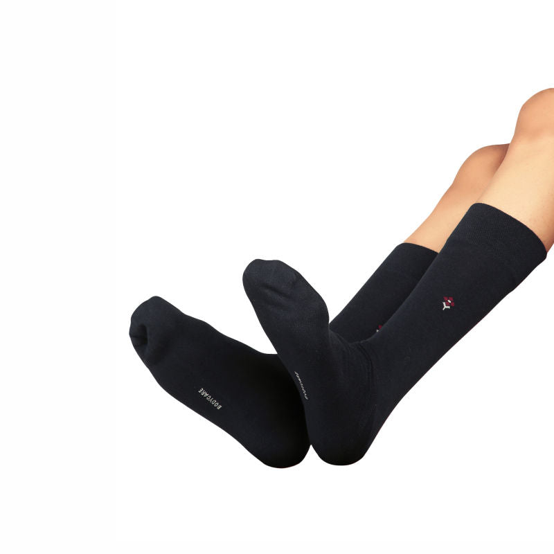 Bodycare Mens Solid Mid Calf Length Socks Pack Of 3