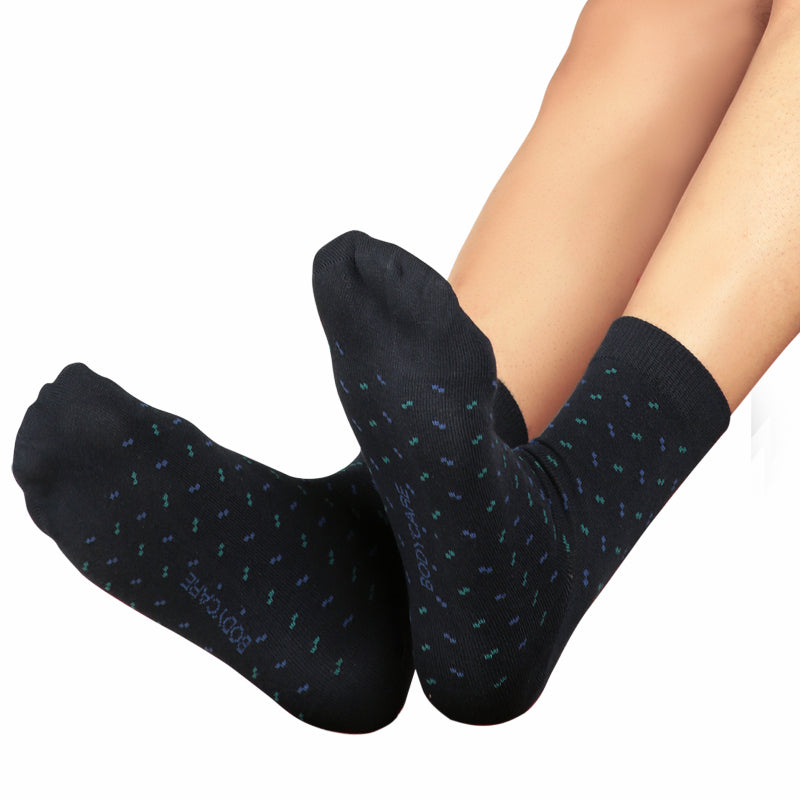 Bodycare Mens Mid Calf Printed Socks Pack Of 2