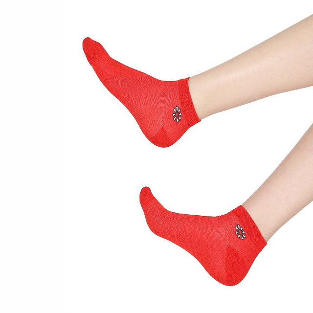 Women Cotton Spandex Socks Stretch Pack of 3 - Bodycare
