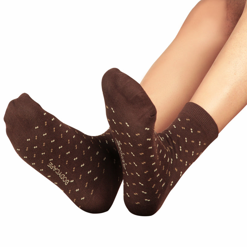 Bodycare Mens Mid Calf Printed Socks Pack Of 2