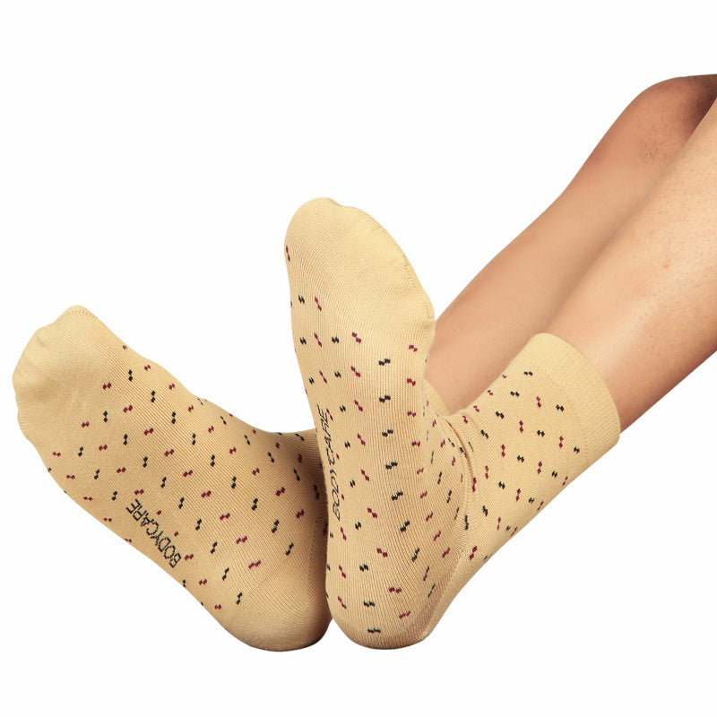 Bodycare Mens Mid Calf Printed Socks Pack Of 2