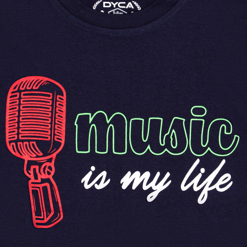 DYCA Boys Round Neck Half Sleeves Tshirt