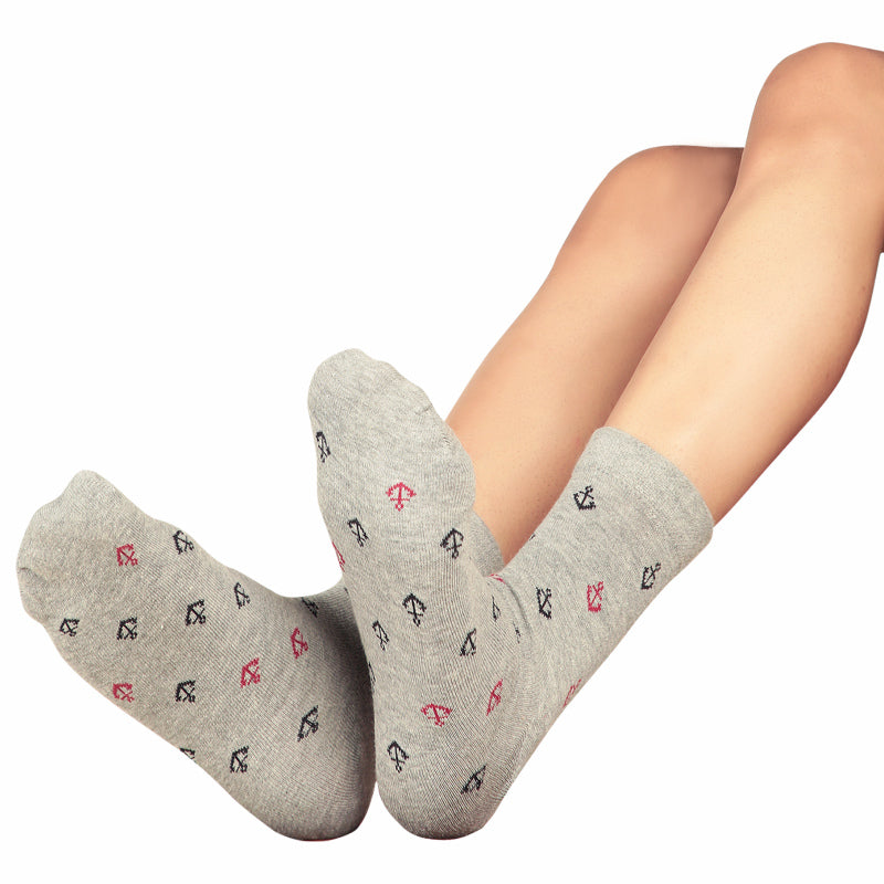 Bodycare Mens Mid Calf Printed Socks Pack Of 2