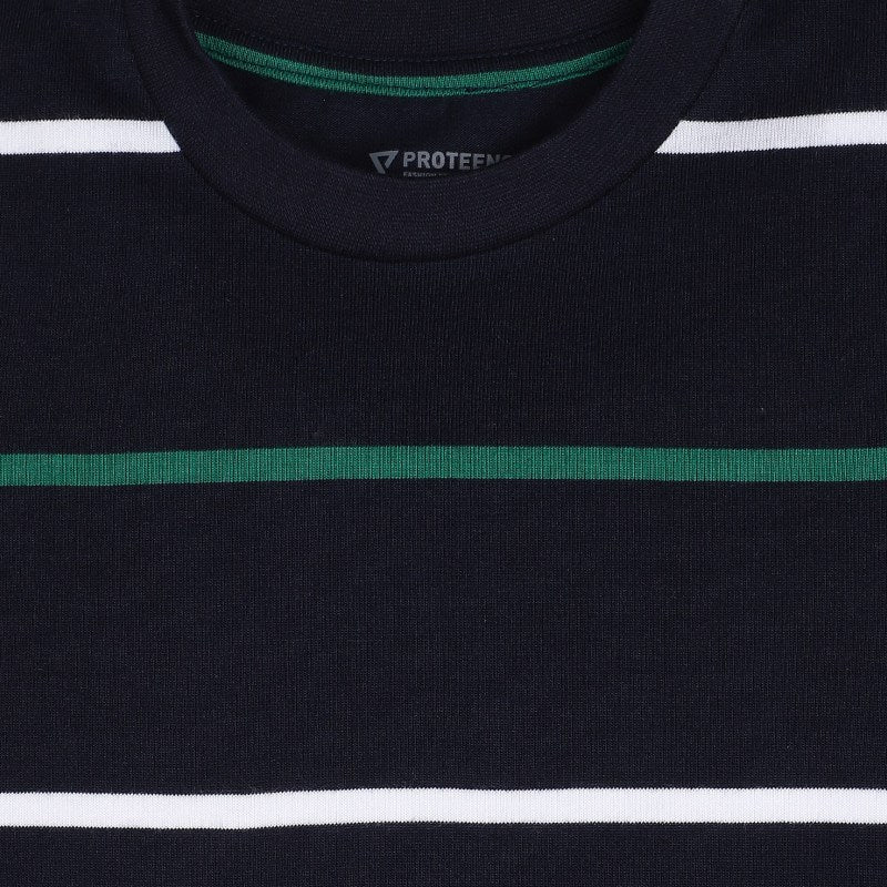 Bodycare Boys Tshirt Striped Round Neck Full Sleeves