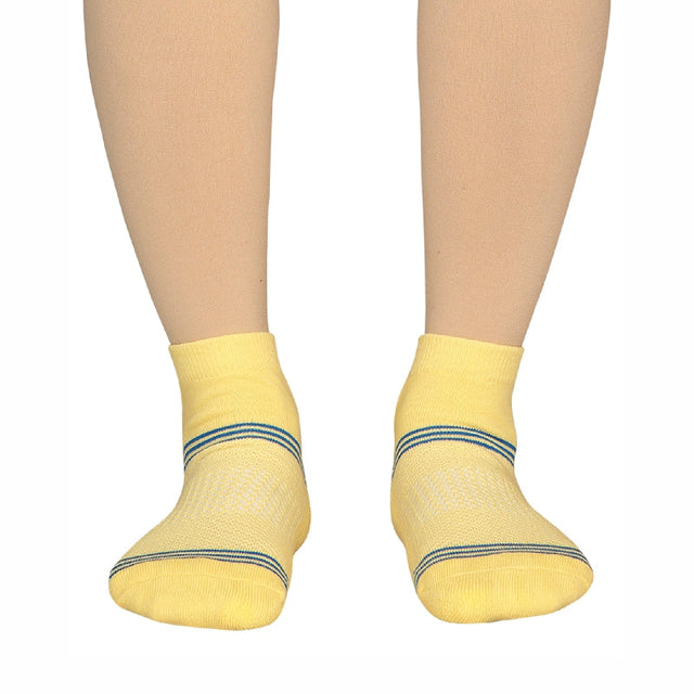 Women Cotton Spandex Socks Stretch Pack of 3 - Bodycare
