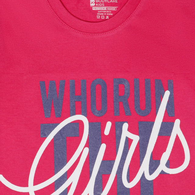 Girls T-Shirt Round Neck Full Sleeves - Bodycare