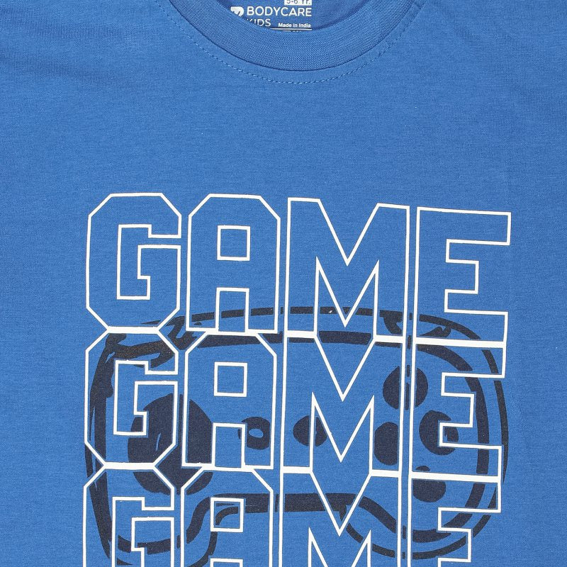 Bodycare Boys Round Neck Half Sleeves Printed Tshirt