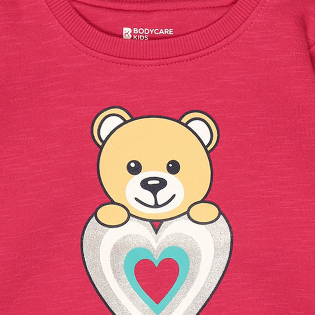 Baby Girls Sweatshirt Round Neck Full Sleeves - Bodycare