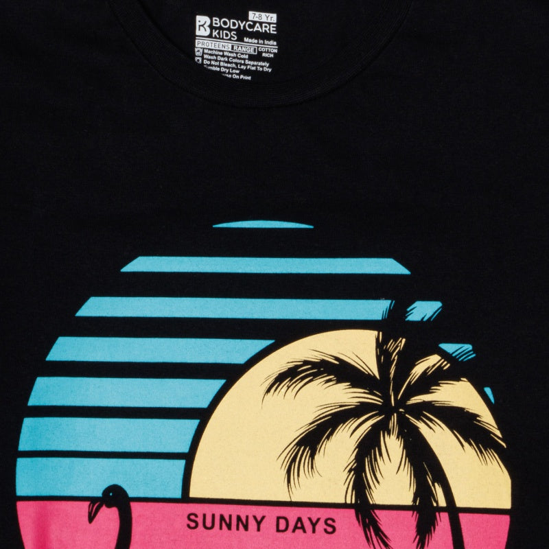 Bodycare Girls Round Neck Full Sleeves Printed Tshirt