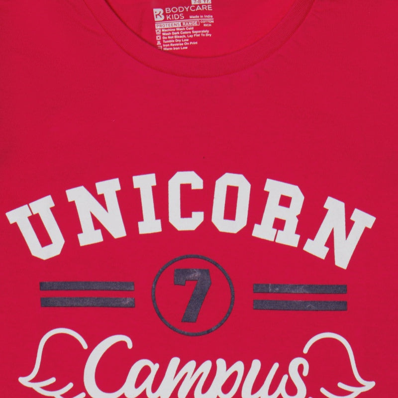 Bodycare Girls Round Neck Full Sleeves Printed Tshirt