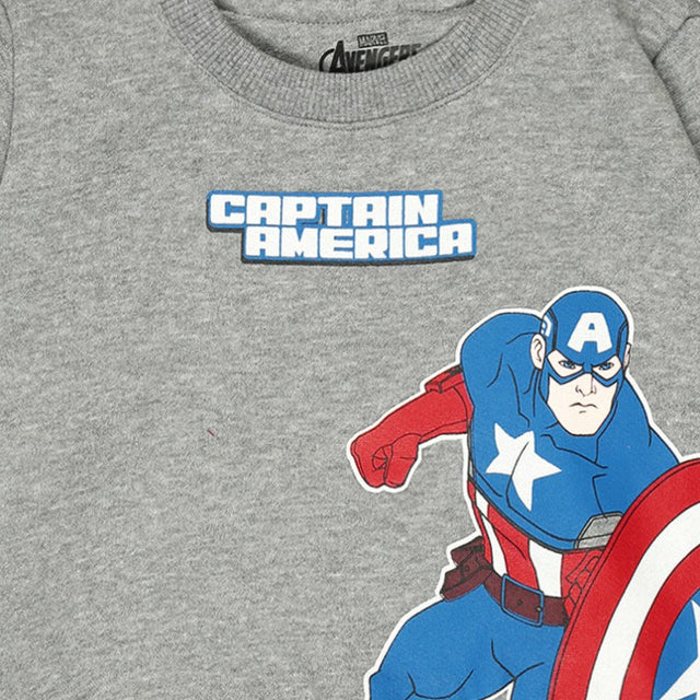 Baby Boys Avengers Sweatshirt Round Neck Full Sleeves - Bodycare