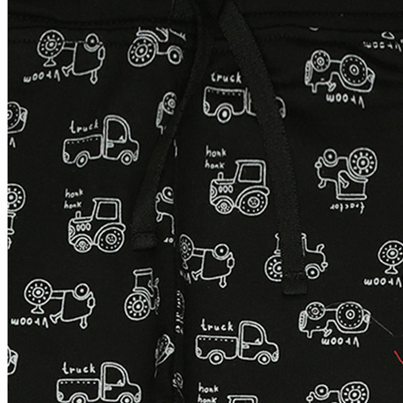 Boys Printed Track Pant for Casual Wear, Lounge Comfort, Easy Movement and Regular Wardrobe Use - Pack of 1