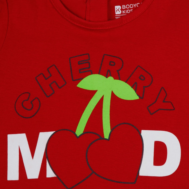 Bodycare Girls Round Neck Half Sleeves Frock