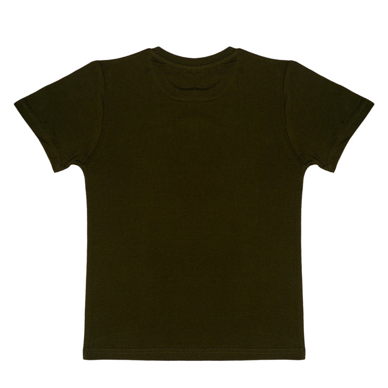 Boys 100% Cotton Round Neck Half Sleeves T-Shirt for Casual Wear, Everyday Comfort and Regular Wardrobe Use
