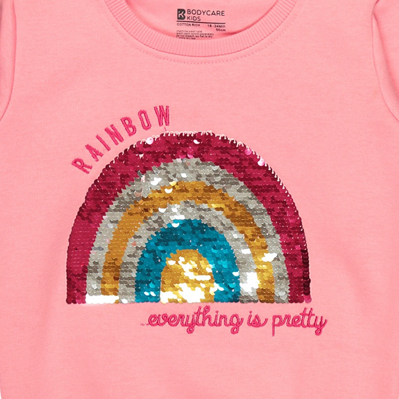 Bodycare Girls Fleece Round Neck Full Sleeves Sweat Shirt