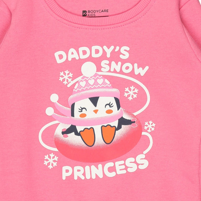 Baby Girls Sweatshirt Round Neck Full Sleeves - Bodycare