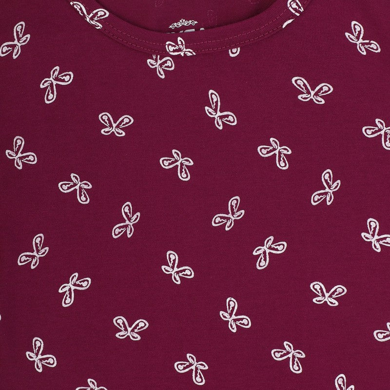 DYCA Girls Round Neck Half Sleeves T-Shirt