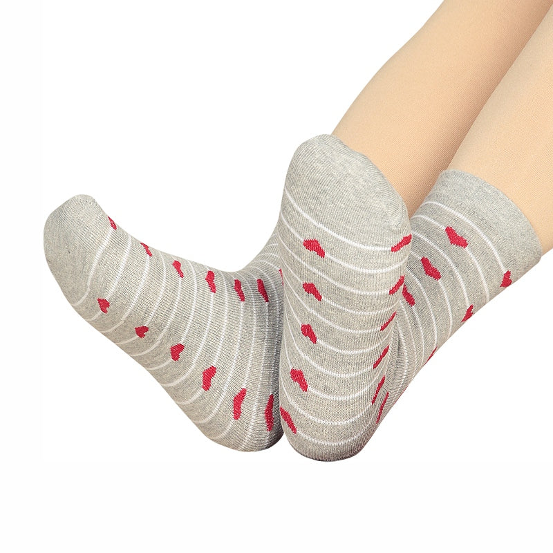 Bodycare Womens Mid Calf Printed Socks Pack Of 2