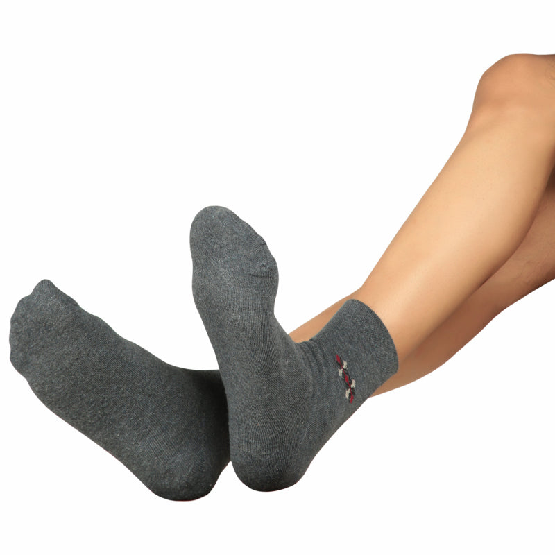 Bodycare Mens Mid Calf Solid Socks Pack Of 3