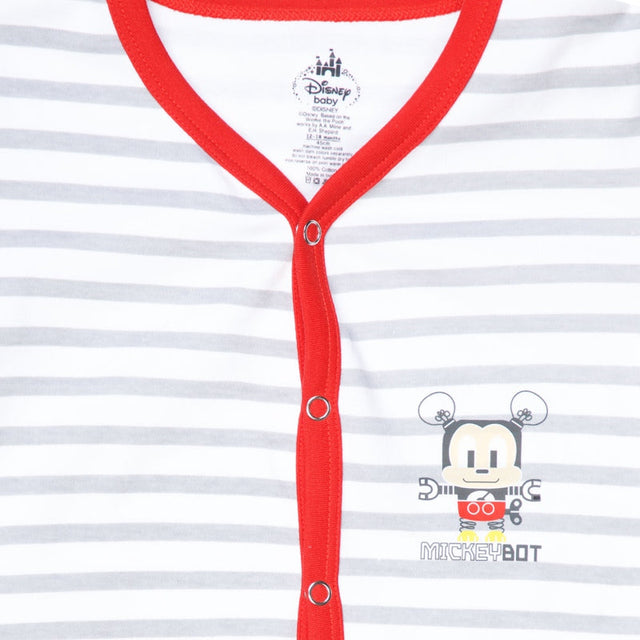 Unisex Baby Romper Front Open Full Sleeves - Bodycare