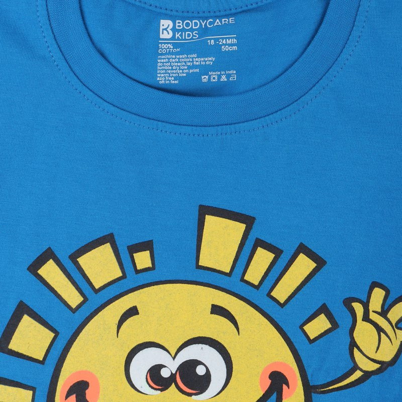 Baby Boys T-Shirt Round Neck Half Sleeves - Bodycare
