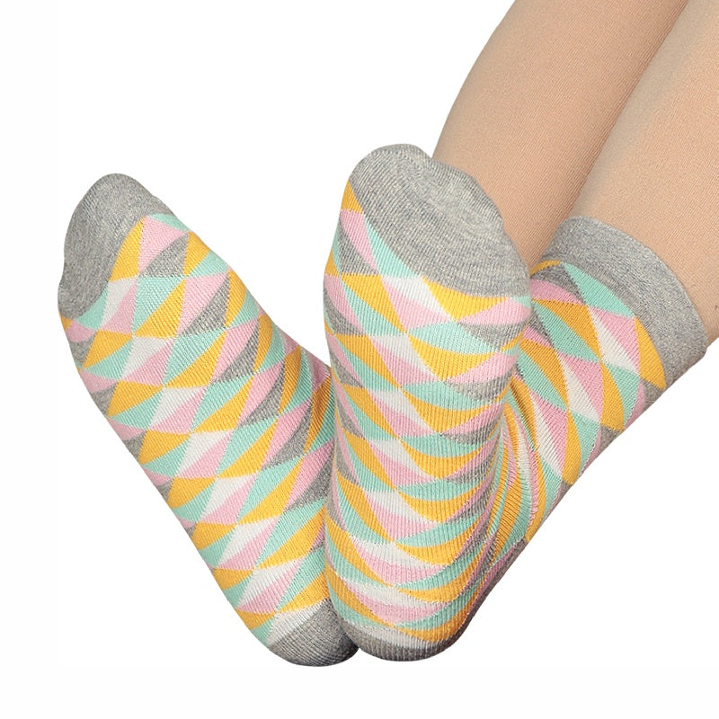 Bodycare Womens Mid Calf Printed Socks Pack Of 2