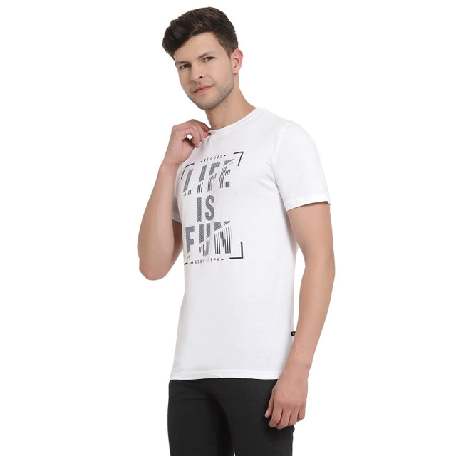 Men T-Shirt Round Neck Half Sleeves - Bodycare