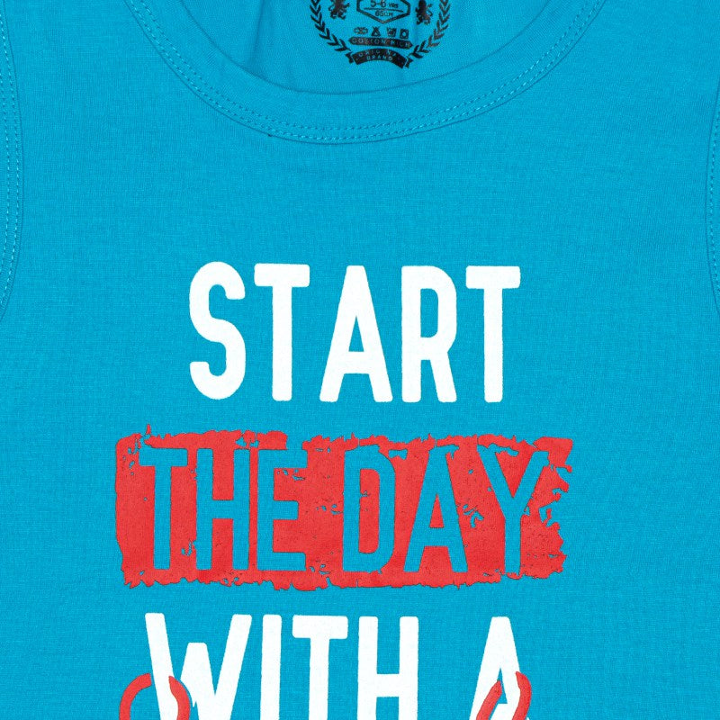 DYCA Boys Round Neck Sleeveless Tshirt