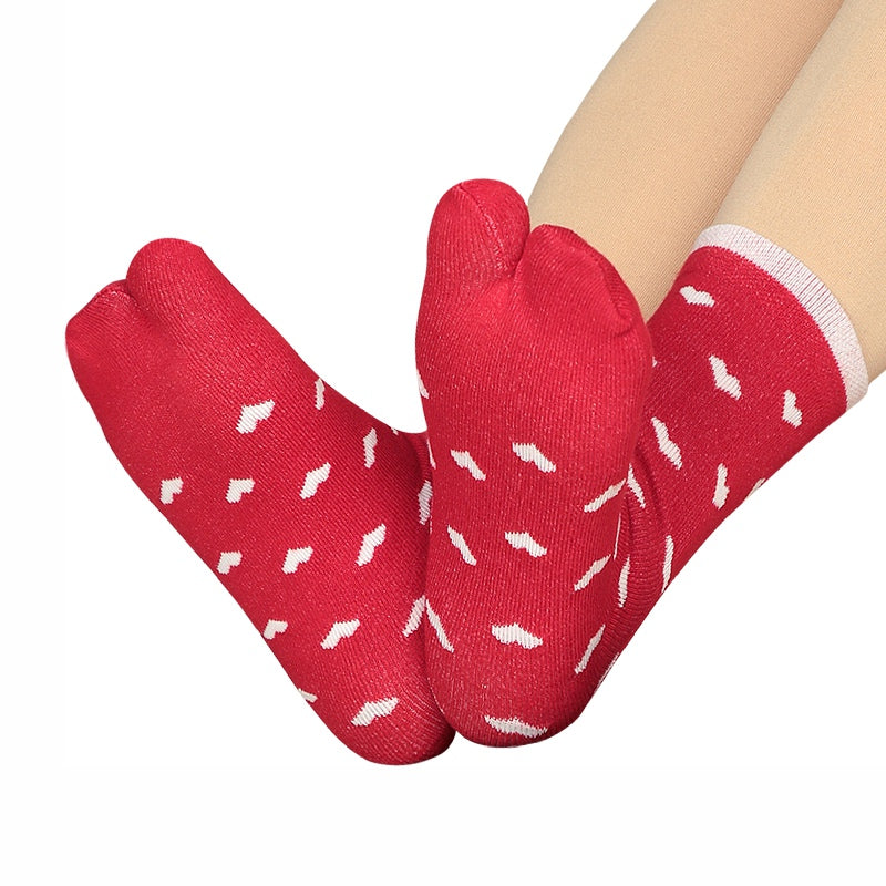 Bodycare Womens Mid Calf Thumb Socks Pack Of 2