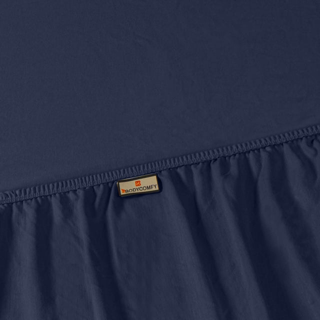 Single Cotton Fitted Bedsheet Anchor Print - Bodycare