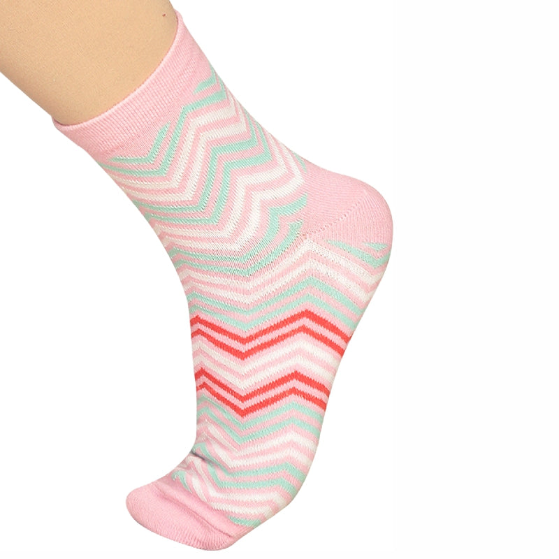Bodycare Womens Mid Calf Printed Socks Pack Of 2