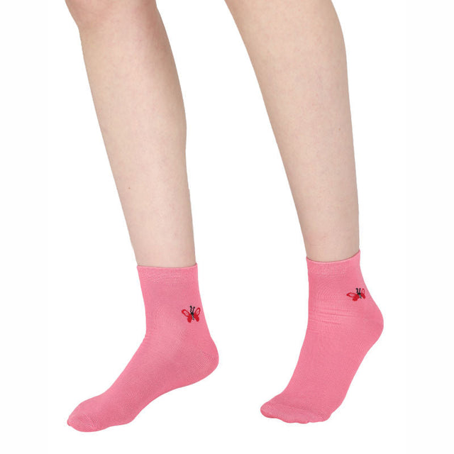 Women Cotton Spandex Socks Stretch Pack of 3 - Bodycare