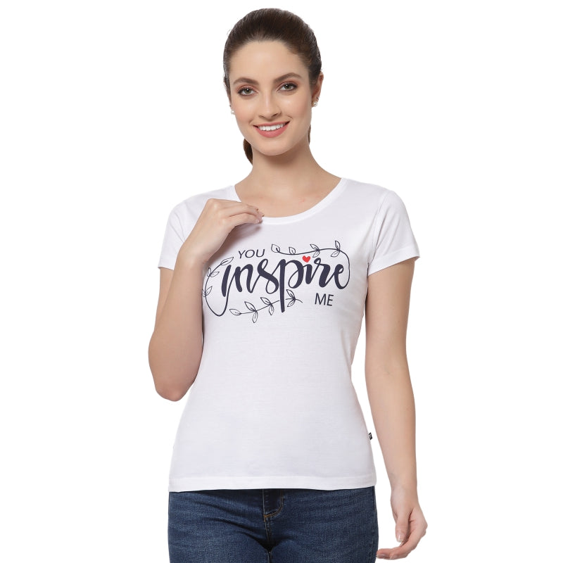 Proteens Women T-shirt Round Neck Half Sleeves