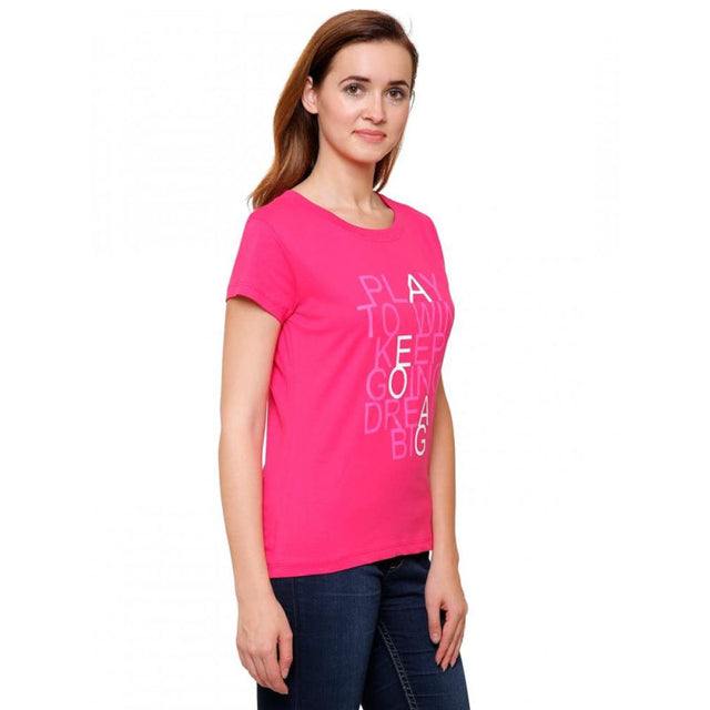 Women T-Shirt Round Neck Half Sleeves - Bodycare