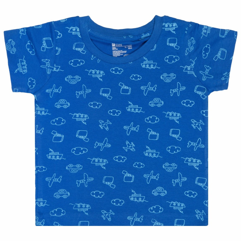 Baby Boys T-Shirt Round Neck Half Sleeves Pack of 2