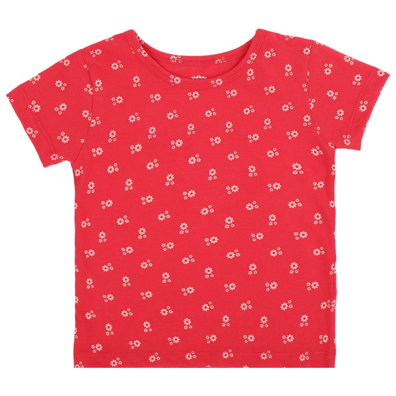 DYCA Girls Tshirt Round Neck Half Sleeves Pack Of 2