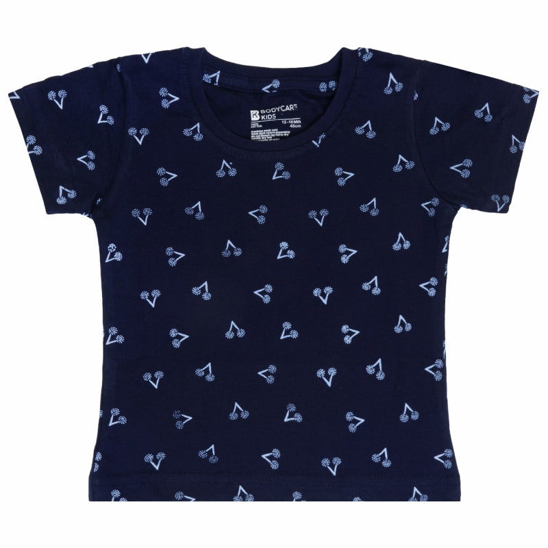 Bodycare Girls Round Neck Half Sleeves Tshirt Pack Of 2