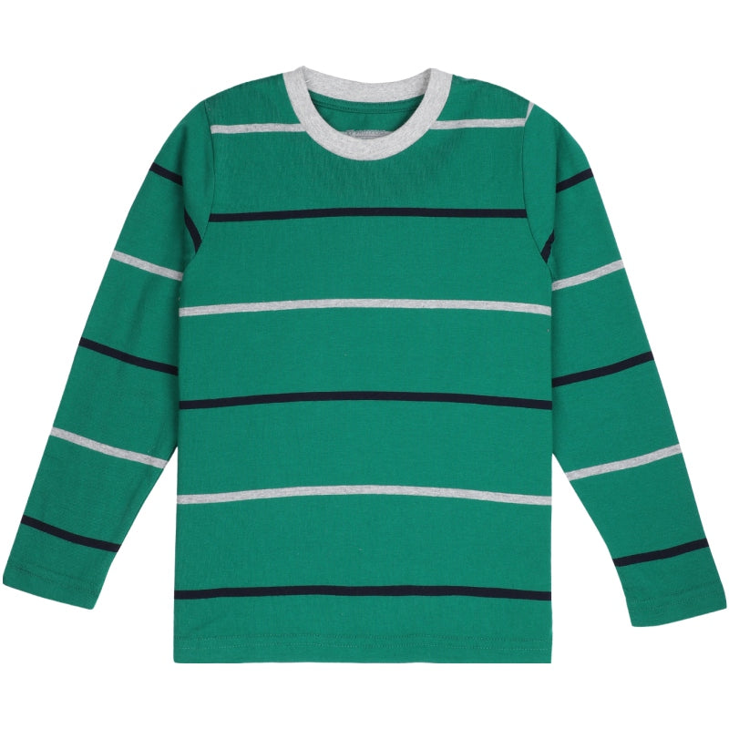 Bodycare Boys Tshirt Striped Round Neck Full Sleeves