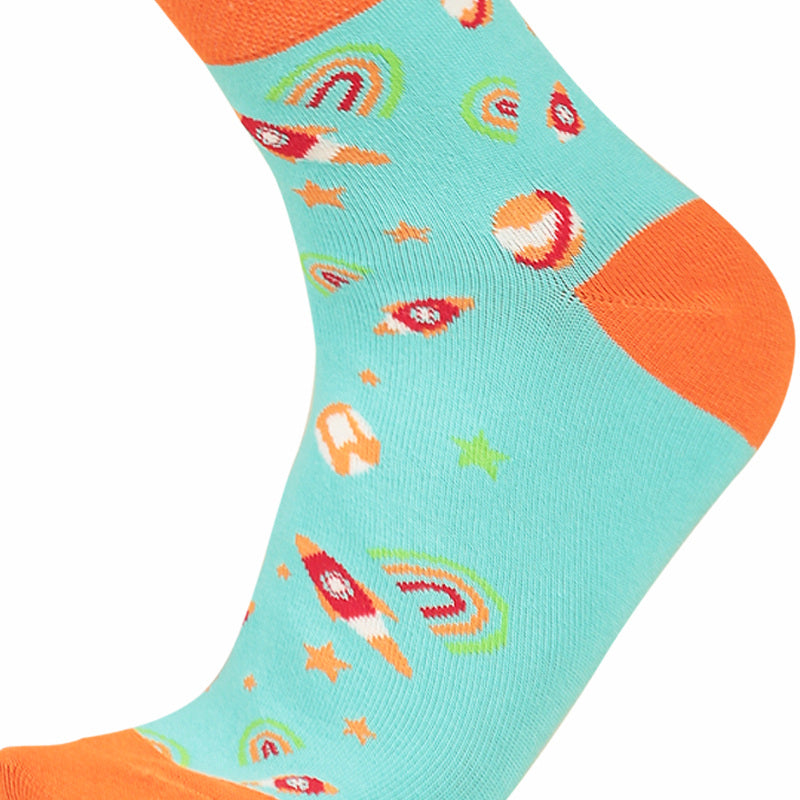 Bodycare Mens Mid Calf Printed Socks Pack Of 2