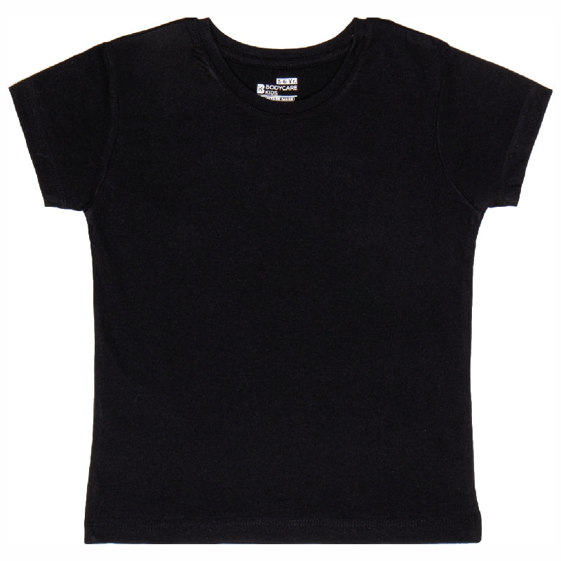Bodycare Girls Round Neck Half Sleeves Solid Tshirt
