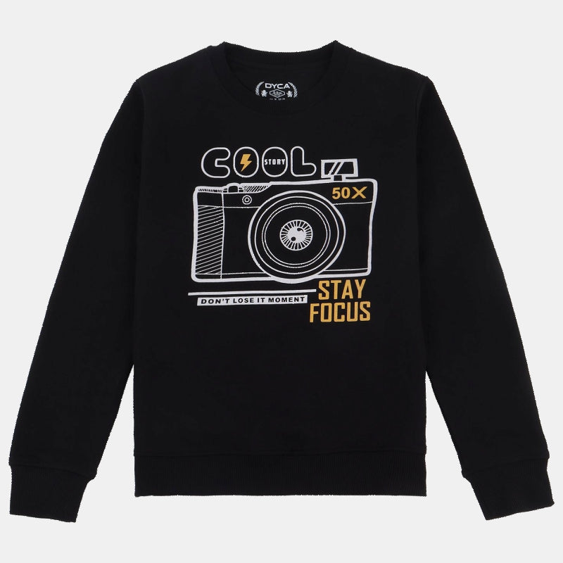 DYCA Boys Sweat Shirt Round Neck Full Sleeves Pack Of 1