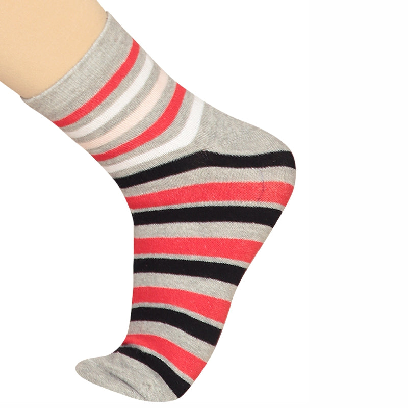 Bodycare Womens Mid Calf Printed Socks Pack Of 2