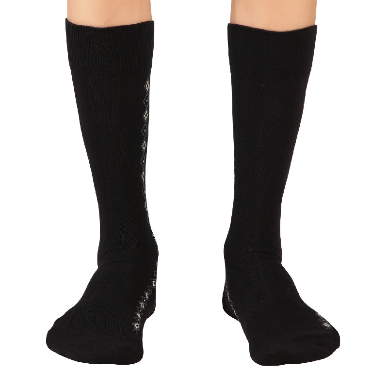 Bodycare Mens Solid Mid Calf Length Socks Pack Of 3