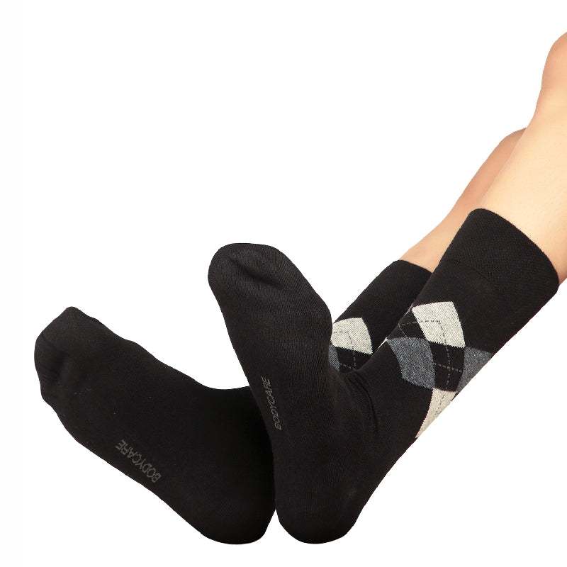 Bodycare Mens Solid Mid Calf Length Socks Pack Of 3