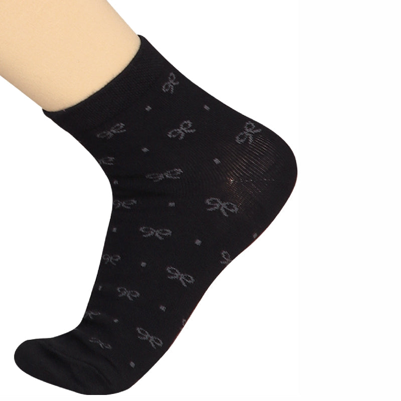 Bodycare Womens Mid Calf Printed Socks Pack Of 2